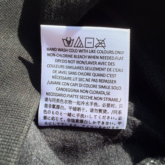 Fear of God Essentials Hoodie Black Stretch Limo Size XL - Picture 11 of 16